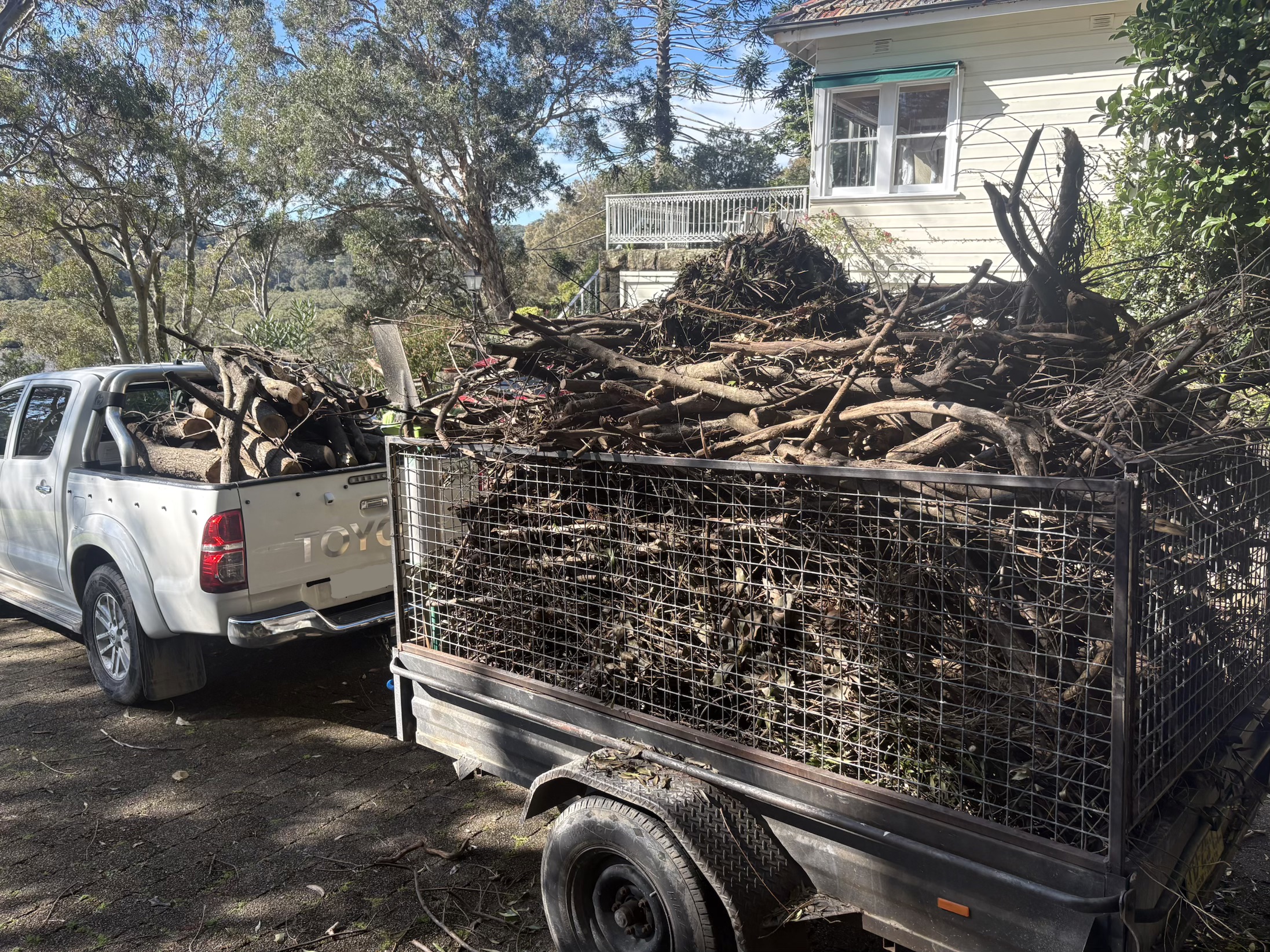 After: Green waste clear-out